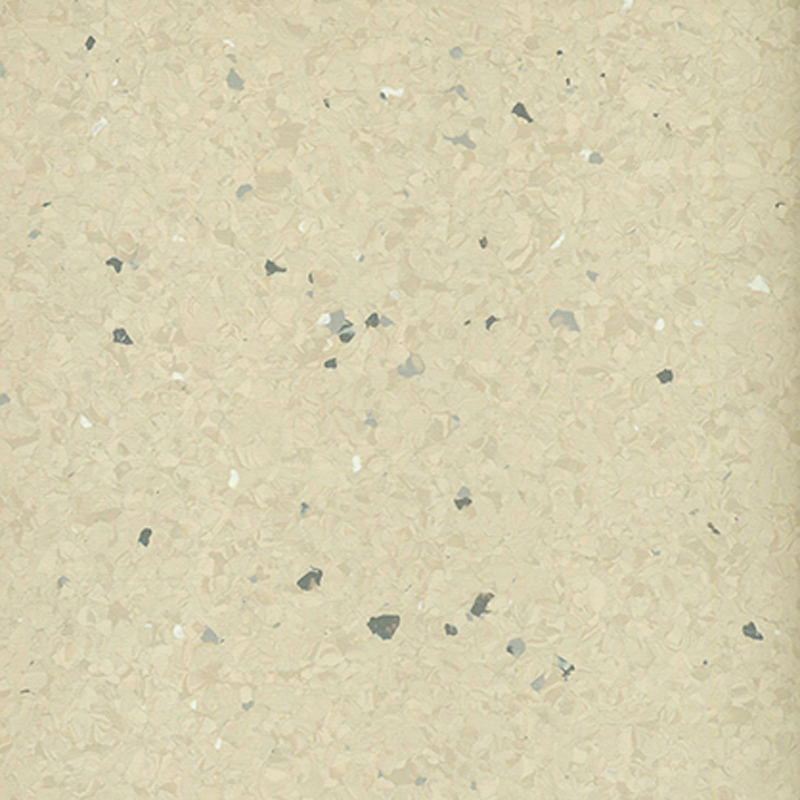 低彩度の色合いの均一な床材