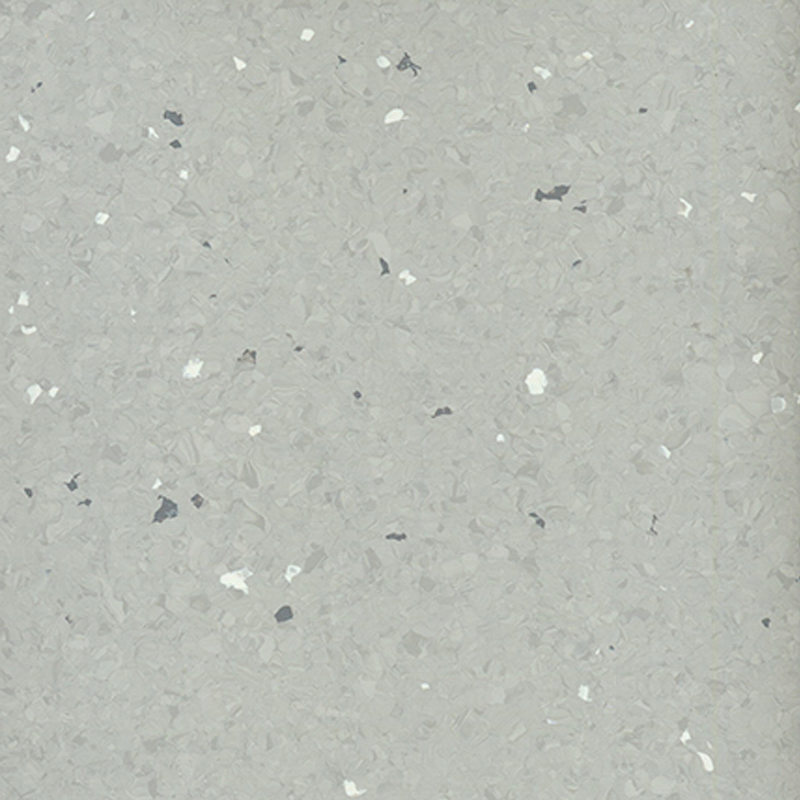 低彩度の色合いの均一な床材