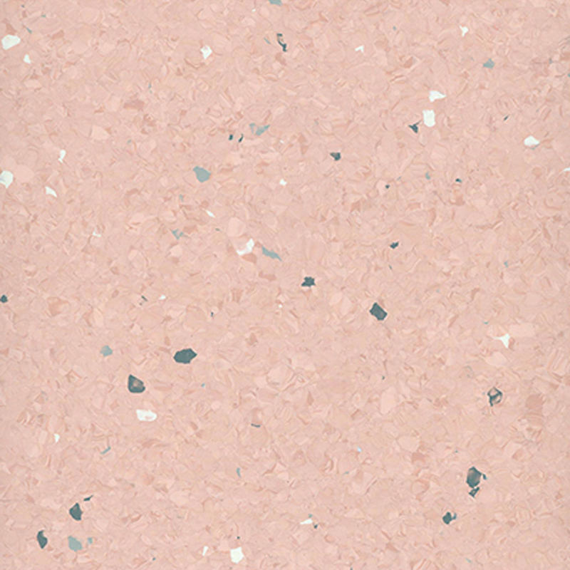 低彩度の色合いの均一な床材