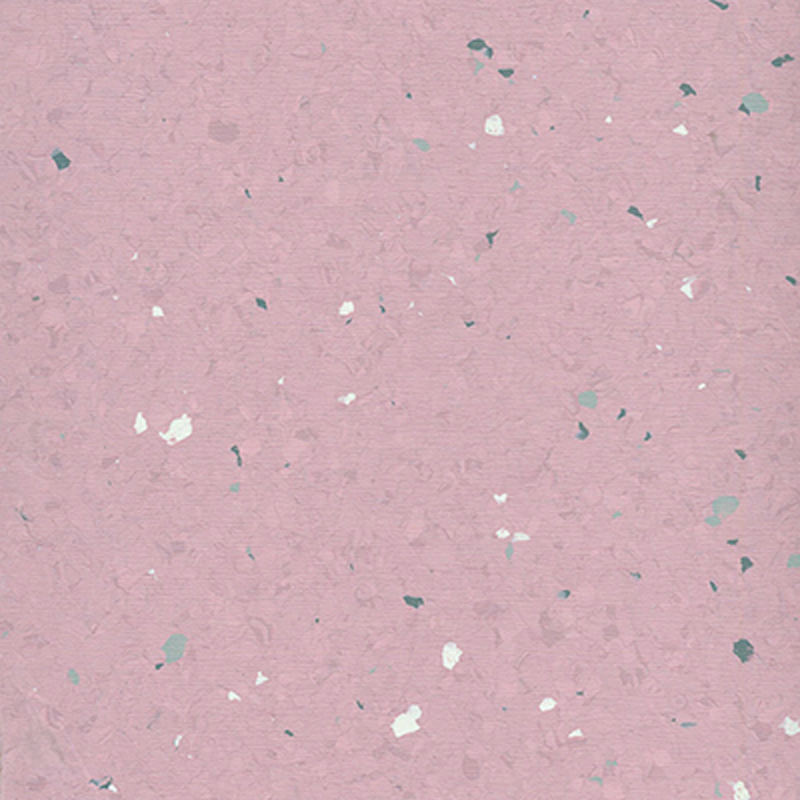 低彩度の色合いの均一な床材