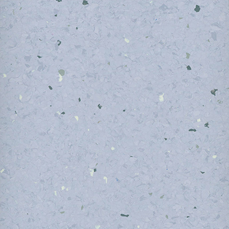 低彩度の色合いの均一な床材